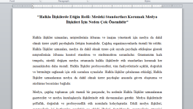 "Halkla İlişkilerde Etiğin Rolü"