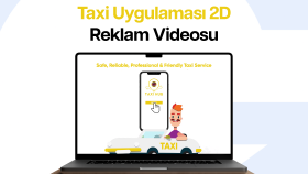 Taksi Uygulaması 2D Reklam Videosu