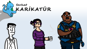  sizin istediğiniz bir karikatürü çizerim