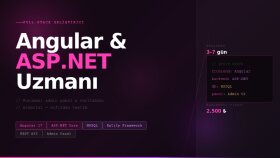 admin panelli web uygulaması geliştiririm