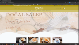 Salep Sitesi Tasarımı ve Yayımlanması