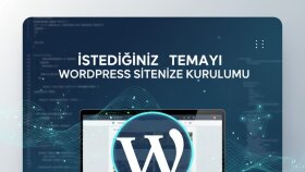 istediğiniz temayı wordpress tabanlı sitenize kurabilirim