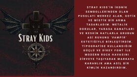 Stray Kids Fan Konsept Logo – Gotik ve Mistik Logo Tasarımı