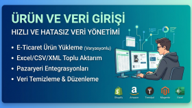 Ürün stok ve içerik verilerinizi eksiksiz ve düzenli girerim