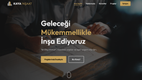 Kaya İnşaat - Web Sitesi Yapımı