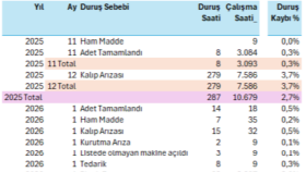 Duruş Raporlama