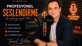 reklam, tanıtım ve kurumsal seslendirme yapıyorum