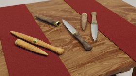 Hançer Seti – 3D PBR Model