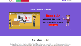BilgiÖlçer- Eğitim sitesi
