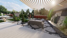 Doğayla Bütünleşen İkiz Villa Tasarımı | 3D Mimari & Peyzaj 