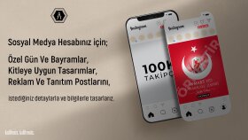 sosyal medyanıza uygun etkileyici post tasarımı yaparım