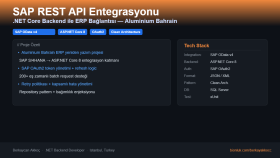 SAP REST API Entegrasyonu — .NET Core ile ERP