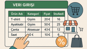 veri ve e-ticaret işlemi yaparım