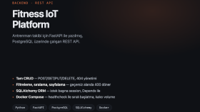Fitness IoT Platform - FastAPI, PostgreSQL ve Docker