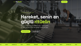 Vita Studio | Spor Salonu Web Sitesi Kodlaması!