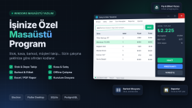 ihtiyacınıza özel masaüstü yazılım geliştiririm