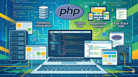 PHP tabanlı web sitesi yazılımı geliştirebilirim