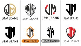 J&M JEANS - Logo tasarımları