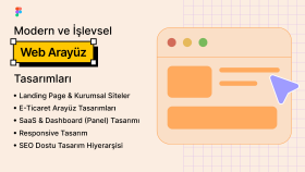 profesyonel web ve mobil UI/UX tasarımları yaparım