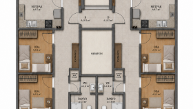 MİMARİ TASLAK - PLAN - KAT ŞEMASI