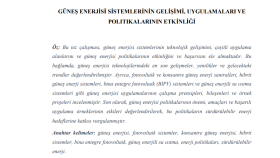 Enerji Konulu Akademik Tez