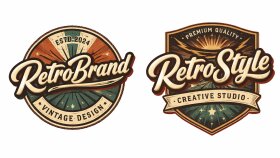 işletmeniz için profesyonel vintage logo hazırlarım