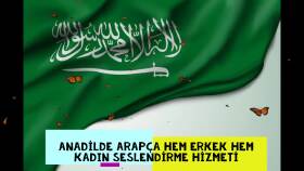 Arapça native / anadilde seslendirme hizmeti sunuyorum