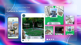 Prefabrik Ev Sektörü Sosyal Medya Tasarım Çalışması