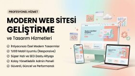 işletmenize uygun modern web sitesi geliştirebilirim