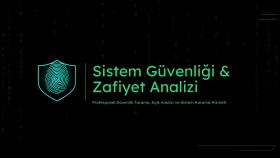 sistem güvenliği ve zafiyet analizi hizmeti sunuyorum