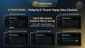 hazır AI destekli e-ticaret yazılım projeleri sunuyorum