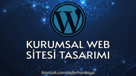 sizin için kurumsal web sitesi geliştirebilirim