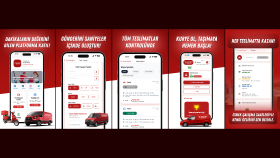 Kurye Uygulaması | Google & App Store Mağaza Görseli Tasarım