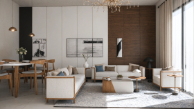 İç Mekan 3D Modelleme - Mutfak, Salon, Yatak Odası