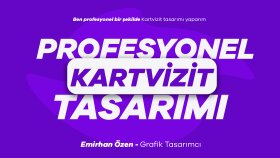 sizin için kartvizit ve kurumsal kimlik tasarlarım