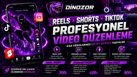 viral TikTok, Reels ve Shorts videolarınızı düzenliyorum