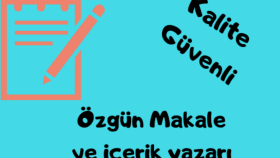 Özgün seo uyumulu içerik ve makale yazarı