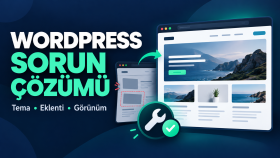 WordPress sitenizdeki küçük sorunları gideririm