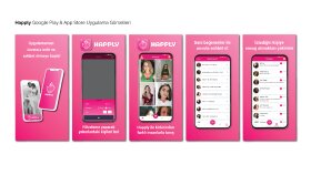 Happly Mobil uygulama görsel tasarımları