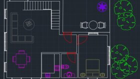 autocad ile iç mimari tasarımlarını çizerim