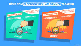 Bibip.com facebook reklam banner tasarımı