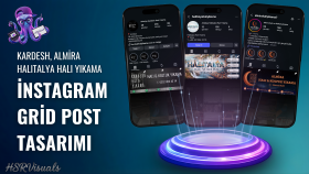 KARDESH, ALMİRA, HALITALYA - İnstagram Grid Post Tasarımı