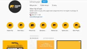 Instagram Yönetimi-Taham Yapı