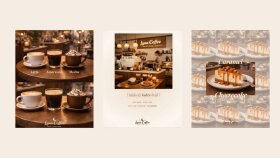 Kafe Instagram Grid Tasarımı