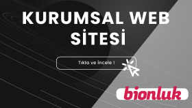 sizin için kurumsal web sitesi yaparım
