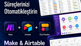 Make, Airtable ve Softr ile otomasyon sistemleri kurabilirim
