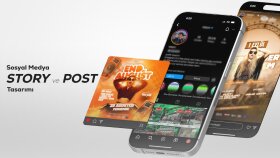profesyonel story, post ve afiş tasarımı hazırlarım