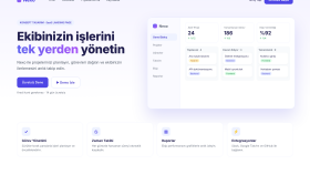Nexo - Konsept SaaS Landing Page Tasarımı