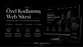 işletmenize özel web sitesi geliştiririm