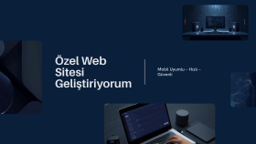 ihtiyaçlarınıza özel profesyonel web çözümleri üretiyorum